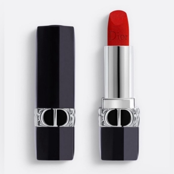 Dior Rouge Lipstick – 999 Velvet Mini Size 💋 NEW - Picture 1 of 6